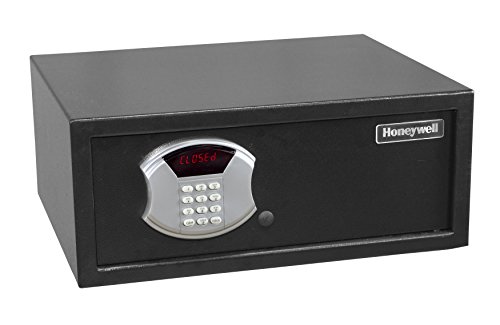 0814113015901 - HONEYWELL MODEL 5105DS LOW PROFILE STEEL SECURITY SAFE 1.10 CUBIC FEET