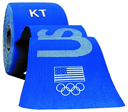 0814179020253 - KT TAPE PRO SYNTHETIC ELASTIC KINESIOLOGY 20 PRE-CUT 10-INCH STRIPS, THERAPEUTIC TAPE, PRO USA BLUE