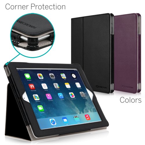 0814211037652 - CASECROWN BOLD STANDBY PRO CASE (BLACK) FOR IPAD 4TH GENERATION WITH RETINA DISPLAY, IPAD 3 & IPAD 2 WITH SLEEP / WAKE, HAND GRIP, CORNER PROTECTION, & MULTI-ANGLE VIEWING STAND