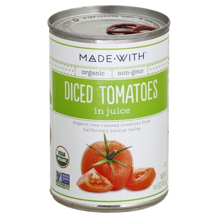 0814343020461 - MADEWITH ORGANIC DICED TOMATOES, 14.5 OUNCE (PACK OF 12)
