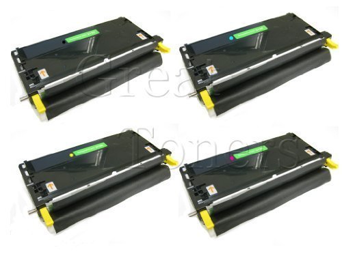 0814502010920 - GTS � 4 PACK OF REPLACEMENT TONER CARTRIDGES SET FOR DELL 3130CN