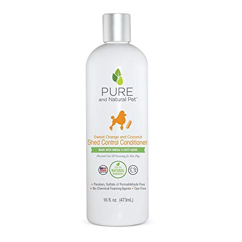 0814551023605 - PURE AND NATURAL PET SHED CONTROL CONDITIONER SWEET ORANGE AND COCONUT 16 OZ.