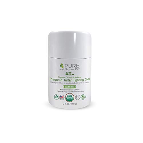 0814551024190 - PURE AND NATURAL PET ORGANIC DENTAL SOLUTIONS PLAQUE & TARTER FIGHTING GEL CLEAN MINT 2 OZ.
