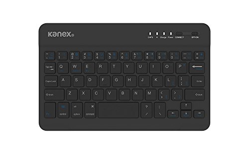 0814556019962 - KANEX EASY SYNC MINI BLUETOOTH KEYBOARD WITH STAND COVER, BLACK (K166-1054)