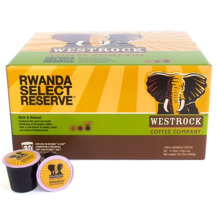 0814681012586 - WESTROCK COFFEE COMPANY RWANDA SELECT RESERVE SINGLE SERVE CUPS, 80 COUNT