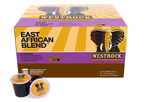 0814681012654 - WESTROCK COFFEE COMPANY EAST AFRICAN BLEND SINGLE SERVE CUPS, 80 COUNT