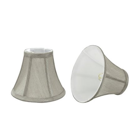 0814697021619 - ASPEN CREATIVE 30033-2 BELL SHAPED CLIP-ON SHADE (2 PACK), GREY