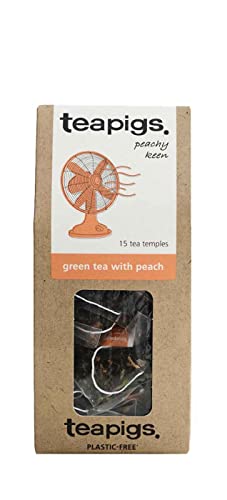 0814910010895 - TEAPIGS GREEN TEA WITH PEACH MADE WITH WHOLE LEAVES (1 PACK OF 15 TEA BAGS)