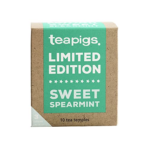 0814910013094 - TEAPIGS SWEET SPEARMINT TEA MADE WITH WHOLE LEAVES (1 PACK OF 10 TEA BAGS)
