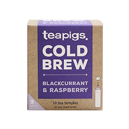 0814910014992 - TEAPIGS BLACKCURRANT AND RASPBERRY COLD BREW TEA BAGS (1 PACK OF 10 TEA BAGS)