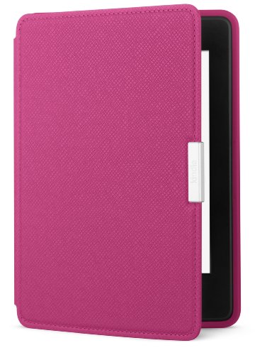 0814916018383 - AMAZON KINDLE PAPERWHITE CASE - LIGHTEST AND THINNEST PROTECTIVE GENUINE LEATHER COVER WITH AUTO WAKE/SLEEP FOR AMAZON KINDLE PAPERWHITE, FUSCHIA