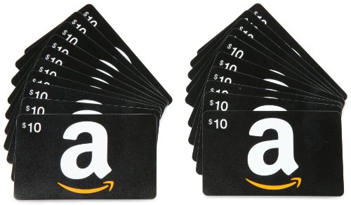 0814916018529 - AMAZON.COM $10 GIFT CARDS - 20-PACK (CLASSIC)