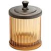 0081492136729 - INTERDESIGN ALSTON SMALL CANISTER, AMBER