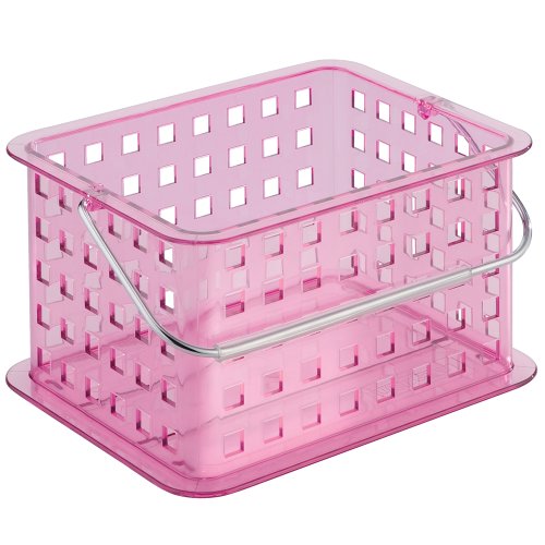 0081492359166 - INTERDESIGN STORAGE ORGANIZER BASKET, FOR BATHROOM, HEALTH AND BEAUTY PRODUCTS - SMALL, BERRY