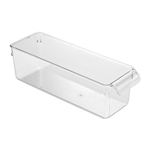 0081492411307 - INTERDESIGN LINUS BATHROOM VANITY ORGANIZER PULL BIN FOR HEATH AND BEAUTY PRODUCTS/SUPPLIES, LOTION, PERFUME - CLEAR