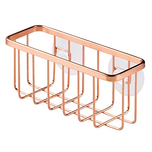 0081492847090 - INTERDESIGN GIA KITCHEN SINK SUCTION HOLDER FOR SPONGES, SCRUBBERS, SOAP - COPPER