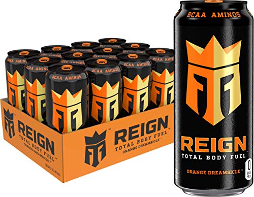 0815154021913 - REIGN TOTAL BODY FUEL, ORANGE DREAMSICLE, FITNESS & PERFORMANCE DRINK, 16 OZ (PACK OF 12)