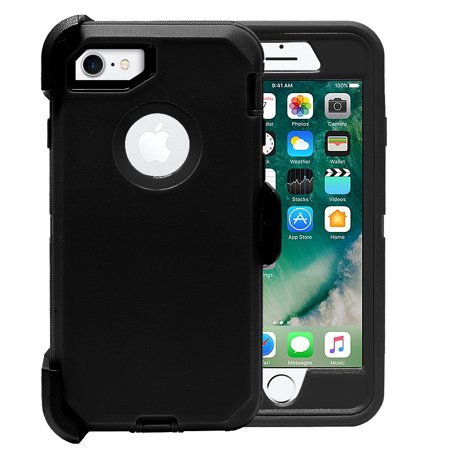0815491026145 - IPHONE 8/7 CASE, SHOCK REDUCTION / BUMPER CASE WITH SCREEN PROTECTOR FOR APPLE IPHONE 7 (BLACK)