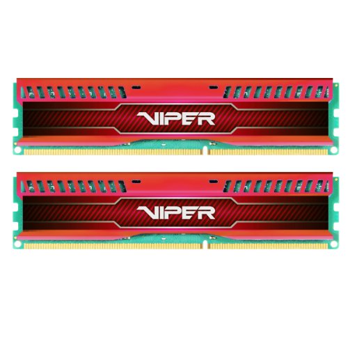 0815530016458 - PATRIOT 8GB(2X4GB) VIPER III DDR3 1600MHZ (PC3 12800) CL9 DESKTOP MEMORY WITH LOW PROFILE RED HEATSINK - PVL38G160C9KR