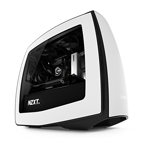 0815671012777 - NZXT MANTA MINI-ITX COMPUTER CASE, MATTE WHITE/BLACK CA-MANTW-W1
