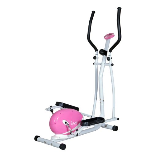 0815749010445 - SUNNY HEALTH AND FITNESS PINK MAGNETIC ELLIPTICAL TRAINER