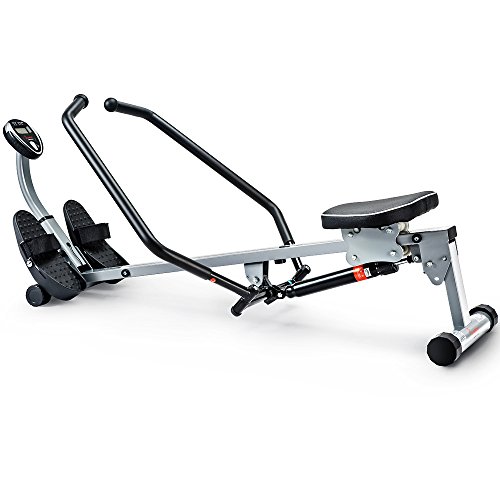 0815749010711 - SUNNY HEALTH & FITNESS ROWING MACHINE WITH FULL MOTION ARMS