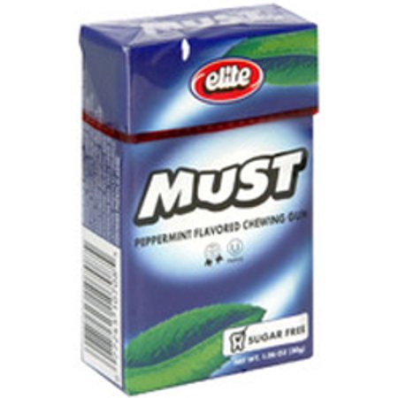0815871010092 - MUST CHEWING GUM PEPPERMINT SUGAR FREE