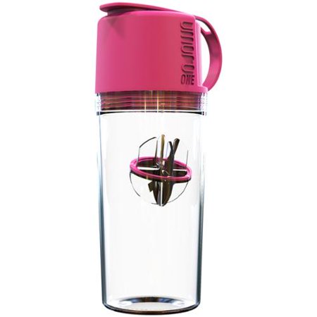 0815879000057 - UMORO ONE - V2 - THE ULTIMATE WATER BOTTLE & SHAKER IN ONE - FOREVER PINK