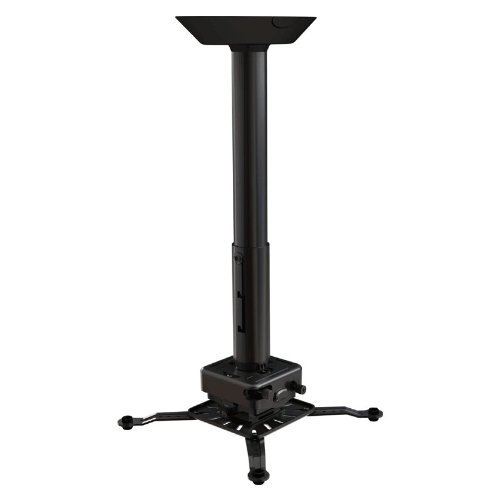 0815885014406 - CRIMSON ADJUSTABLE HEIGHT CEILING PROJECTOR MOUNT WITH 18-24 INCH DROP (BLACK) JKR3-24A