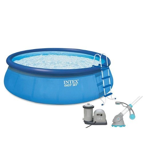 0816268029871 - INTEX - EASY SET ABOVE GROUND POOL WITH PUMP & KRILL AUTOMATIC VACUUM