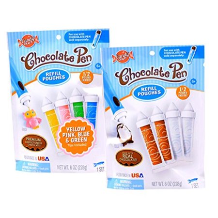 0816322015901 - CANDY CRAFT CHOCOLATE PEN REFILL DOUBLE PACK (8OZ)