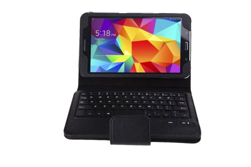 0816413017289 - TOTALLY TABLET PORTFOLIO CASE WITH REMOVABLE BLUETOOTH KEYBOARD FOR SAMSUNG GALAXY TAB 4 8.0