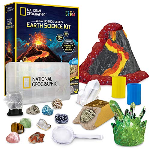 0816448027611 - NATIONAL GEOGRAPHIC EARTH SCIENCE KIT - OVER 15 SCIENCE EXPERIMENTS & STEM ACTIVITIES FOR KIDS, INCLUDES CRYSTAL GROWING KIT, VOLCANO SCIENCE KIT