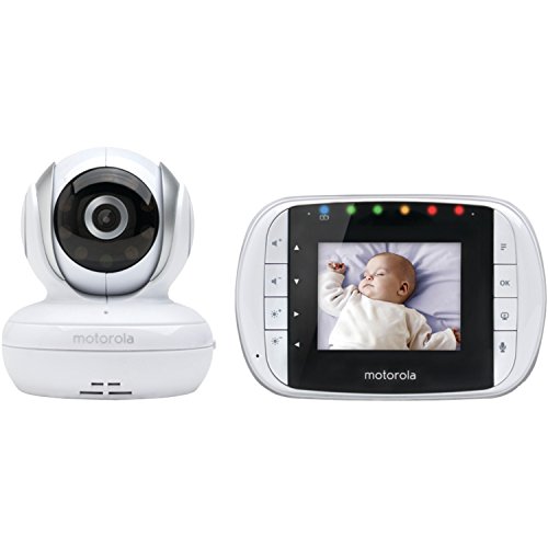0816479011825 - MOTOROLA MBP33S WIRELESS VIDEO BABY MONITOR WITH 2.8-INCH COLOR LCD, ZOOM AND ENHANCED TWO-WAY AUDIO