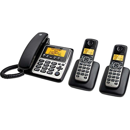 0816479012280 - MOTOROLA M803C DECT 6.0 3 HANDSET DIGITAL CORDLESS CORDED PHONE SYSTEM