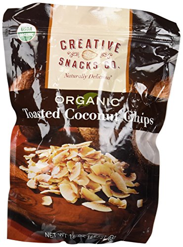 0816512014882 - CREATIVE SNACKS ORGANIC TOASTED COCONUT CHIPS, 16.0 OUNCE