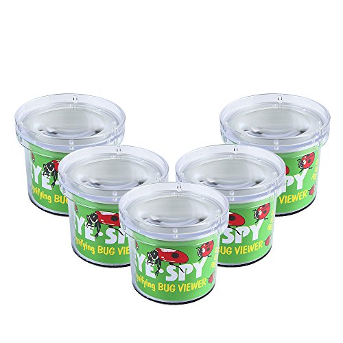 0816550020531 - SAINSMART JR. CRITTER CAGE WITH MAGNIFYING BUG REVIEWER, 5 PACK