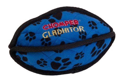 0816619016543 - BOSS PET CHOMPER GLADIATOR TUFF FOOTBALL TOY FOR PETS, ASSORTED COLORS