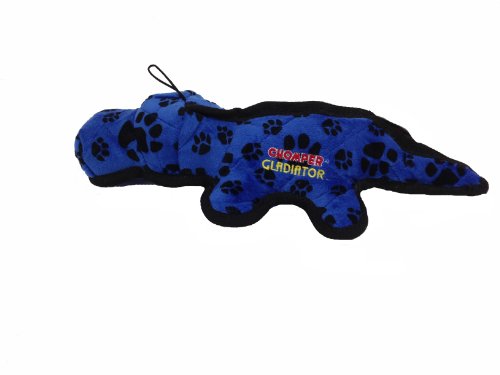 0816619017960 - BOSS PET CHOMPER GLADIATOR TUFF ALLIGATOR TOY FOR PETS, ASSORTED COLORS