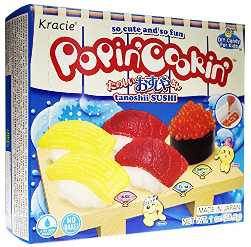 0816844025259 - KRACIE POPIN COOKIN DIY CANDY FOR KIDS, SUSHI KIT, 1 OUNCE
