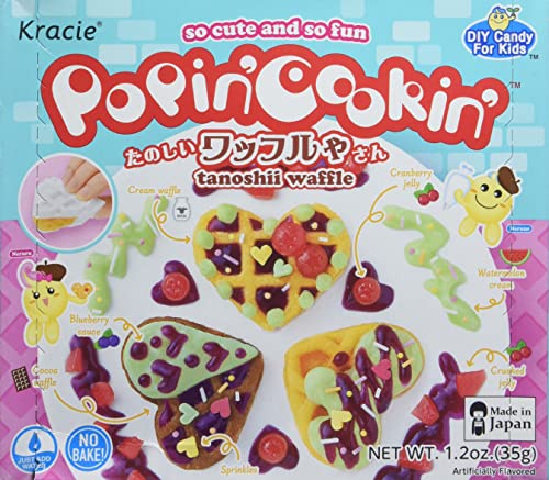 0816844025389 - KRACIE POPIN COOKIN DIY CANDY FOR KIDS, WAFFLE KIT, 1.2 OUNCE