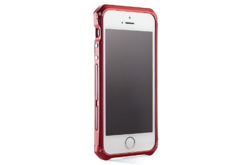 0816977014427 - ELEMENT CASE SOLACE CHROMA CASE FOR IPHONE 5/5S - RETAIL PACKAGING - RED