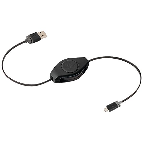 0816983014077 - RETRAK PREMIER RETRACTABLE MICRO USB CHARGE & SYNC CABLE (ETPRM5)
