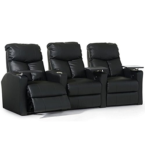 0817027014022 - BOLT STRAIGHT MANUAL RECLINE 3-POSITION BONDED LEATHER ERGONOMIC 3-ROW THEATER S
