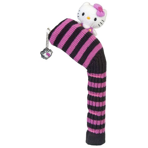 0817072010598 - HELLO KITTY GOLF MIX AND MATCH HYBRID HEADCOVER (BLACK/PINK)