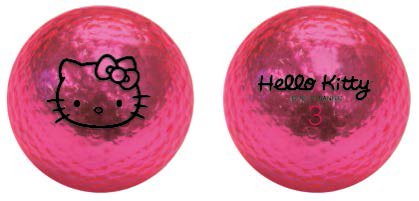 0817072010796 - HELLO KITTY COUTURE PINK GOLF BALLS - 12 BALLS