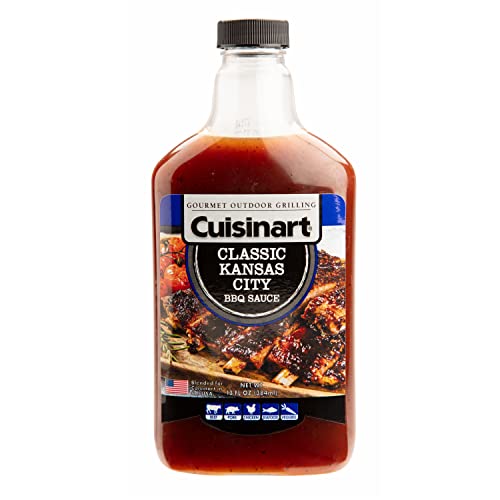 0817096017559 - CUISINART CGBS-015 CLASSIC KANSAS CITY BBQ SAUCE, PREMIUM FLAVOR AND BLEND-PERFECT WITH BEEF, PORK, CHICKEN, FISH, AND VEGETABLES, 13 OZ BOTTLE