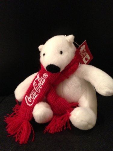 0817099010021 - COCA-COLA PLUSH BEAR WITH RED SCARF