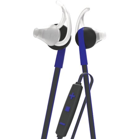 0817243037409 - TZUMI BLUETOOTH WIRELESS STEREO PROBUDS SPORTS EARBUDS - RECHARGEABLE WIRELESS HEADPHONES WITH POWERFUL BASS - BUILT IN HIGH DEFINITION MICROPHONE AND REMOTE MUSIC CONTROL - BLUE