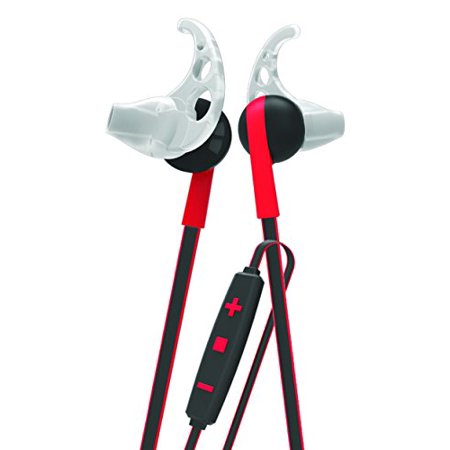 0817243037430 - TZUMI BLUETOOTH WIRELESS STEREO PROBUDS SPORTS EARBUDS - RECHARGEABLE WIRELESS HEADPHONES WITH POWERFUL BASS - BUILT IN HIGH DEFINITION MICROPHONE AND REMOTE MUSIC CONTROL - RED